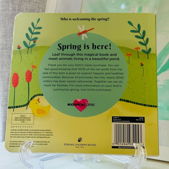 NEW See-Through Stories Springtime Splash Baby Board Book - Picture 7 of 7